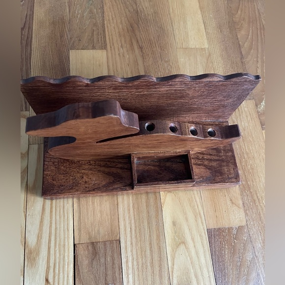 Vintage Wooden Duck Desk Organizer - Felt Bottom - Picture 2 of 7